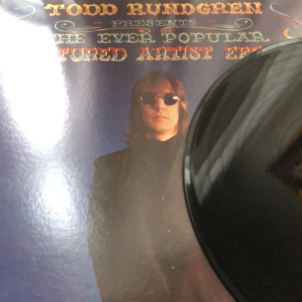 Todd Rundgren The Ever Popular Tortured Artist Effect Vinyl Lp '82